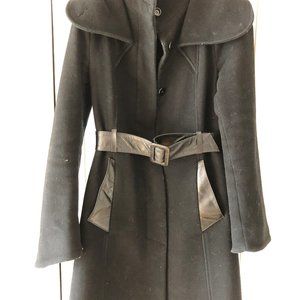 Mackage black  wool coat Small